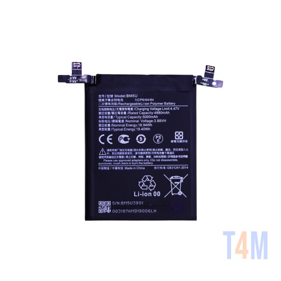 Batería BM5U para Xiaomi Redmi Note 13 Pro Plus 5000mAh